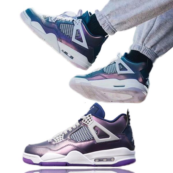 

супер retre дешевые мужские тренеры 4 iv gs муссон синий новый баскетбол теннисные туфли мода 4s кроссовки тренеры тренажерный зал мужчины ж