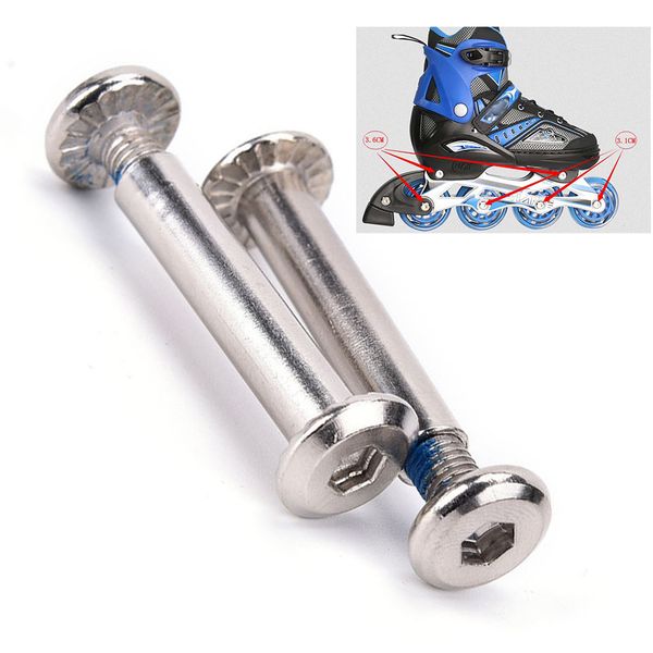 

screws nut inline roller axles sturdy shoes accessories practical iron replacement skate wheel bolt set tighten round head