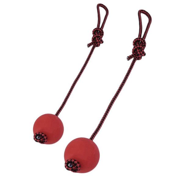 

solid rubber dog chew training ball toys tooth cleaning chew ball pet play training chewing toy with rope handle