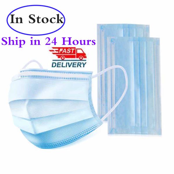 

маска для лица маски анти-пыль одноразовые маски для рта 3 слоя эластичные ушные маски анти-пыль