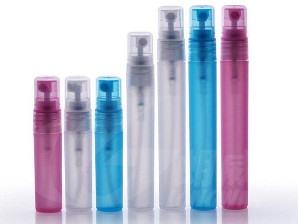 5ml 8ml 10ml mini plastica della bottiglia dello spruzzo, profumo vuota Cosmetic