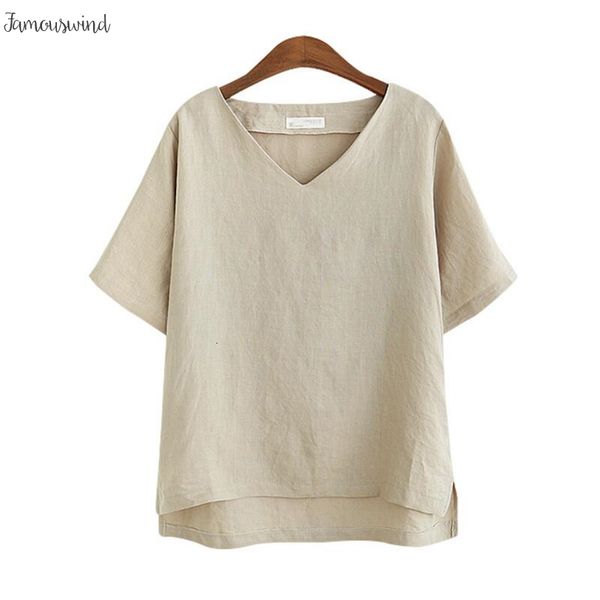 

мода женщины топы блузы печати 2019 лето плюс размер хлопок блуза женщины с коротким рукавом повседневная женская рубашка blusas camisas muj, White