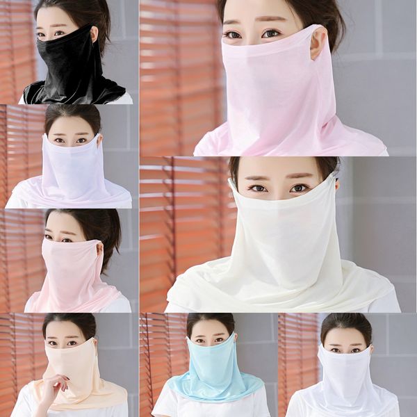 

pnchk мода новый рыболовный шарф маска лицо бандана головные уборы повязка велоспорт пешие прогулки открытый головной щит блокирующий шарф, Black