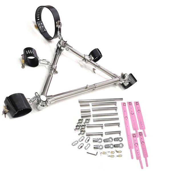 

k9 manacle game for collar bondage belts constraint toys steel shackles g7-6-121 with kit kits restraint couples stainless vcapp