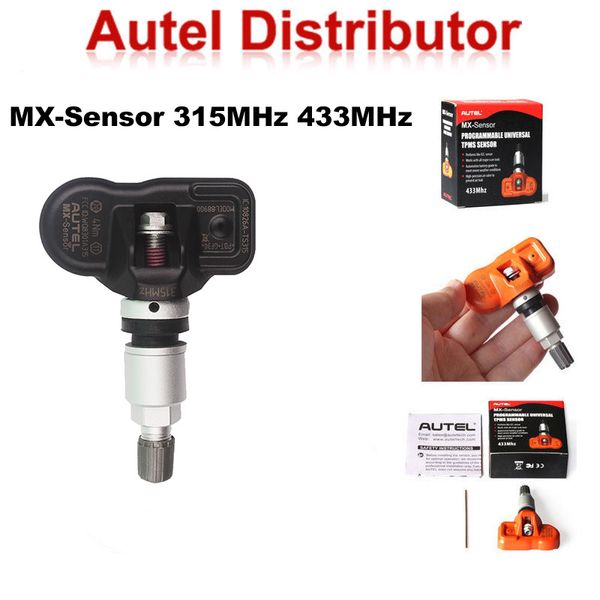 

oringinal autel mx-sensor 315mhz 433mhz universal programmable tpms sensor for car tire pressure monitoring tool