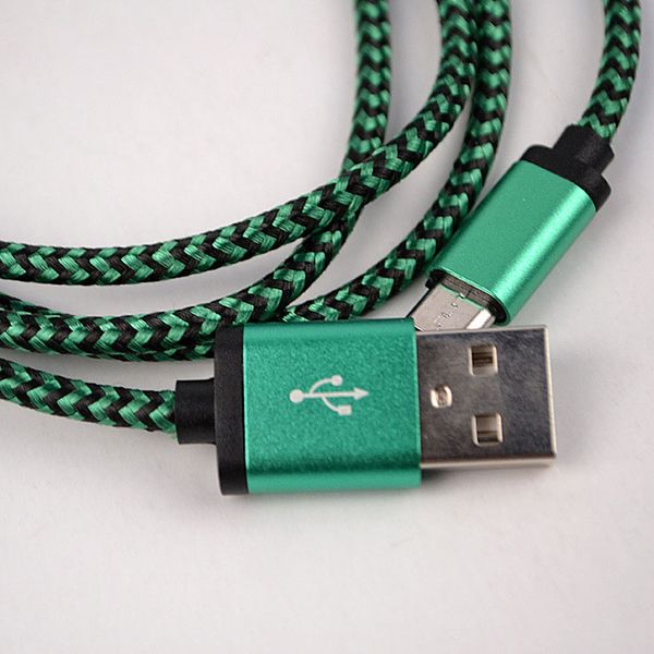 

wholesale price 1 m android mobile data line bagged high speed serpentine braided usb data line cell phone cables