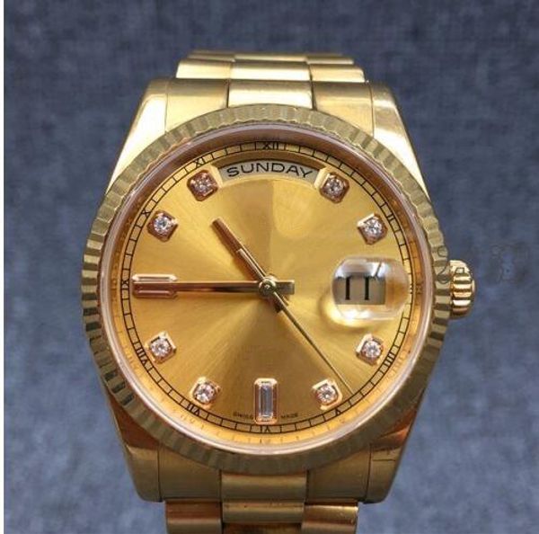 

classic man watch luxury stainless steel luxury watch automatic watch male clock fashion business new watches r49, Slivery;brown