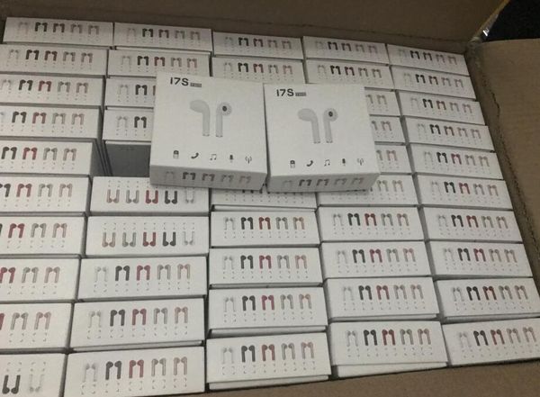 

I7s TWS беспроводная Bluetooth-гарнитура с зарядной коробкой двойная мини-bluetooth-гарнитура для iPhone X IOS Android с упаковкой