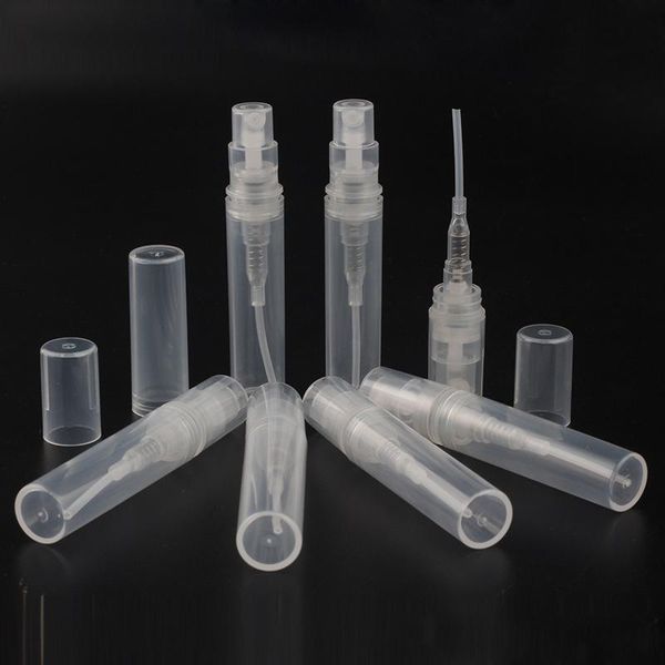 

fancy frosted plastic plastic spray bottle 3ml with fine mist spray dispenser for disinfection alcohol perfume sample vial
