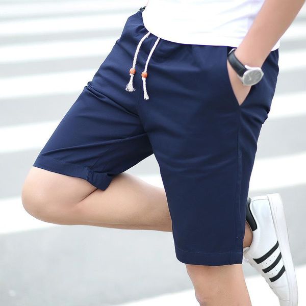 

новый стиль slim fit повседневные брюки пляжные шорты мужчины свободного покроя шорты 5 пятый брюки мода подросток мужские, White;black