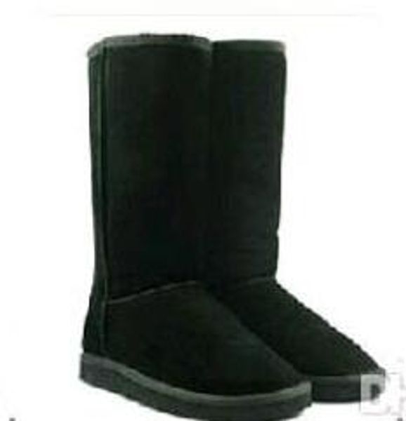 

winter snow boots women bow warm boot new style xmas australia ladies short shoes bowknot leather boots, Black