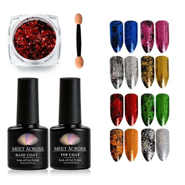 

meet across nail art glitter magic mirror chrome powder gold silver nail foil sticker pigment glitters art decoration, Red;pink