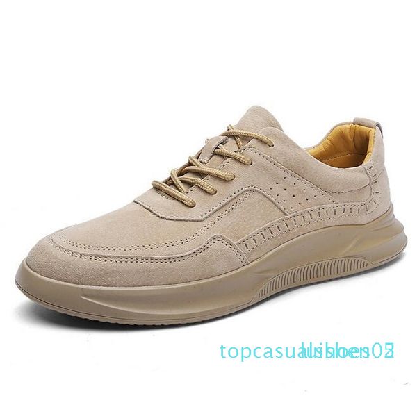 

a89078 autumn new vintage genuine leather men sneakers fashion low upper casual men's designer shoes platform us size 6.5-11 t05, Black