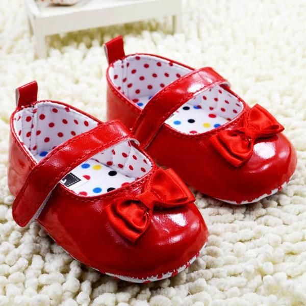 

красный pu малыш обувь для девочек детского first walker детских sapatos с бабочкой детская обувь