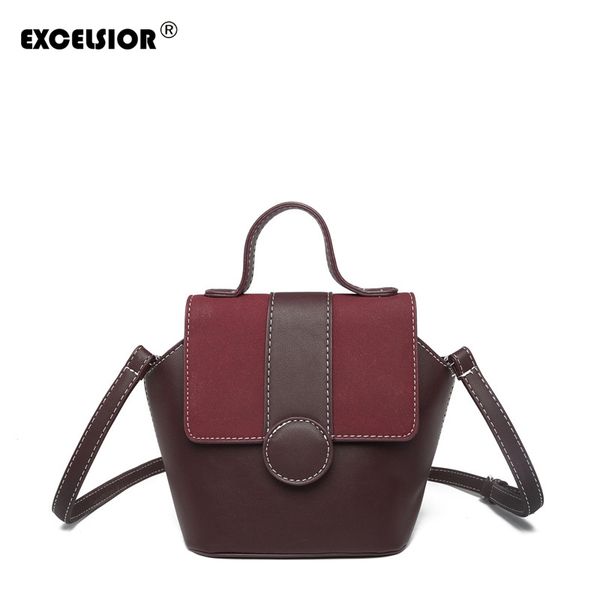

excelsior popular solid pu leather crossbody bag women flap handbags bags ladies shoulder bags for female with single strapg2137