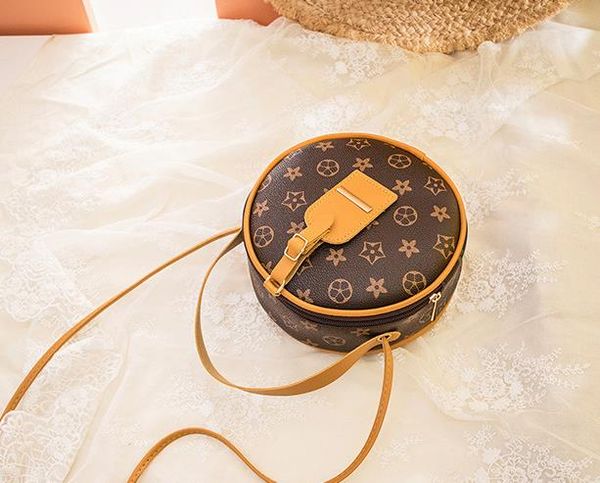 

bag female 2020 new female trend round cake bag wild shoulder messenger bags small bag selling