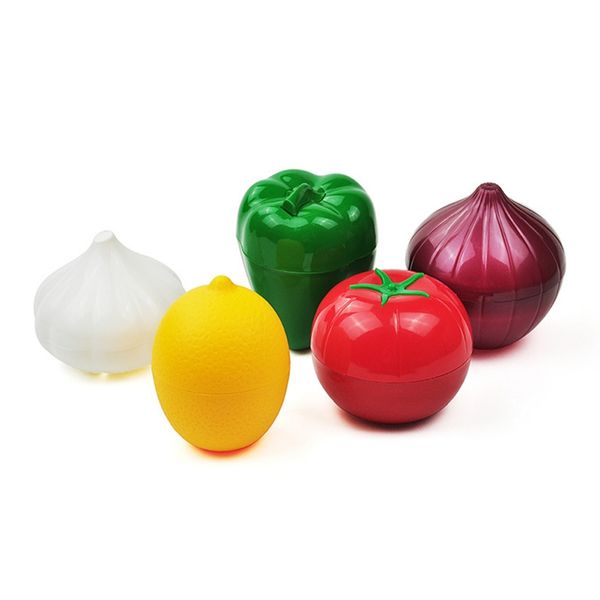 

creative vegetable shape plastic preservation bowl home storage box household onion shape sealing box kitchen storage boxes