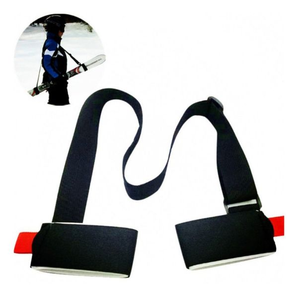 

ski snowboard sking pole shoulder hand carrier handle binding straps protection tie board ski handle strap bags