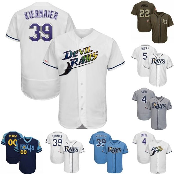 

Tampa Bay 4 Blake Snell 39 Kevin Kiermaier 12 Wade Boggs 2 Yandy Diaz 10 Mike Zunino 24 Avisail Garcia 7 Michael Perez Rays Baseball Jerseys