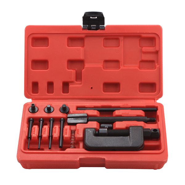 

motorcycle bike chain breaker splitter universal set link riveter riveting tool