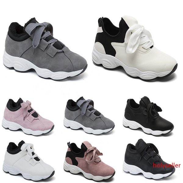

non-brand running shoes for women chaussures white black pink grey suede fashion sports sneakers 36-40 style 221