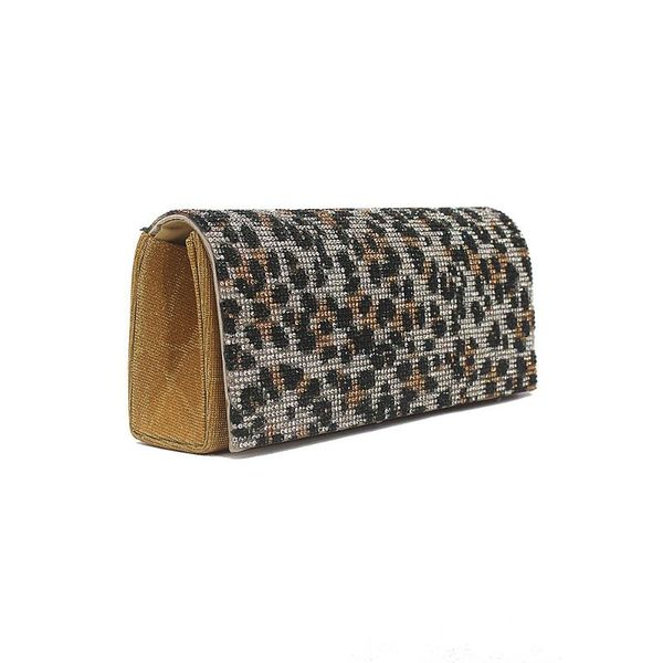

women day clutch glitter party cell phone crossbag dinner bag leopard rhinestone ladies clutches purse chain bag for women 2020