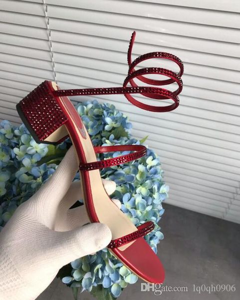 

5cm high women wedges sandals magic bead light sheepskin leather rene lady girdle rhinestone shoes sandal femininas 35-40, Black