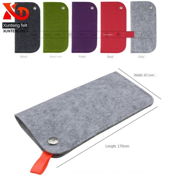 

creative storage felt glasses storage bag foldable felt glasses bag