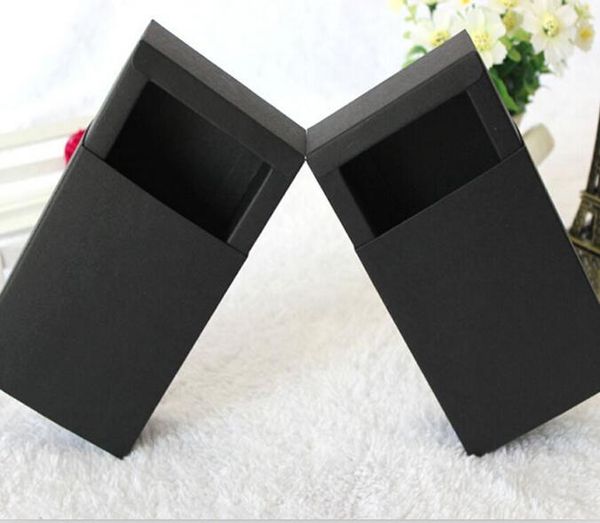 

joy размера вне 12,7 * 10,3 * 2.2cm пустой черного ящика карты бумаги коробка для мыла упаковки, роскошный подарок коробка