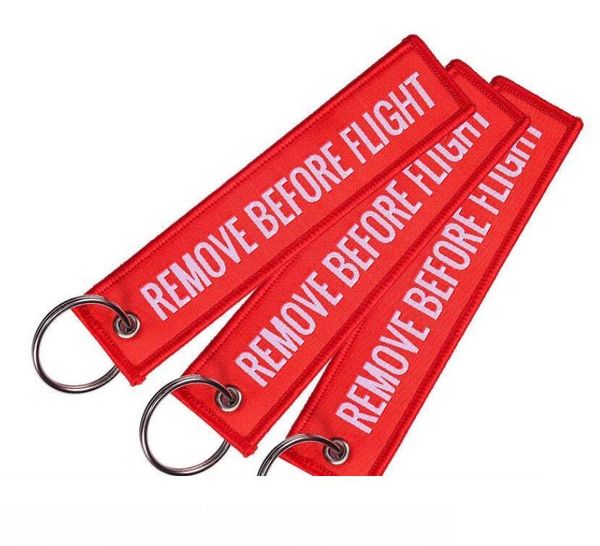 

remove before flight keychain color air pendant embroidered aviation children gift woven keyring commemorative keychain new, Silver