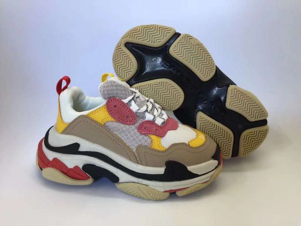 

triple-s 2019 kids kids big luxury shoes designer sneakers paris triple s children running casual shoes for boys gi
