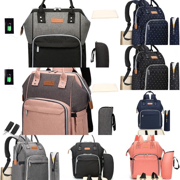 

wsicu large capacity maternal an infant big ouble shouler multi- volume mother an baby upgrade usb d upgraded waterproof usb double shoulder