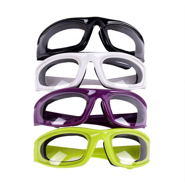 

4 colors kitchen eye protect cutting goggles accessories glasses tear onion chopping kitchen slicing mincing free