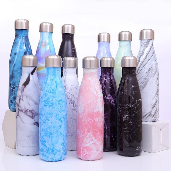 

water bottles insulation cup 304 stainless steel vacuum bottle sports mug cola bowling shape travel mugs kitchen dining bar cups fa1994