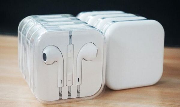 

3 5mm in ear earphone headphone with remote and mic head et with retail packing box head et