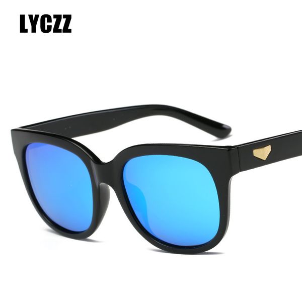 

lyczz polarized sunglasses oversized frame eyewear shade good quality driving sunglass uv protection outdoor sport goggle, White;black