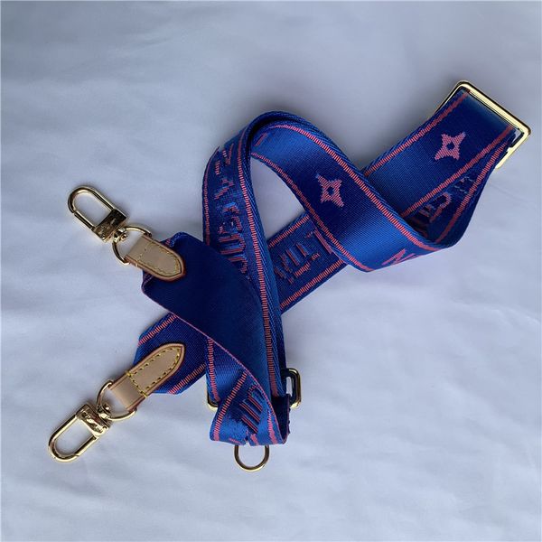 

2020 fashion letter wide shoulder bag accessories women's luggage belt adjustable single shoulder belt, Black