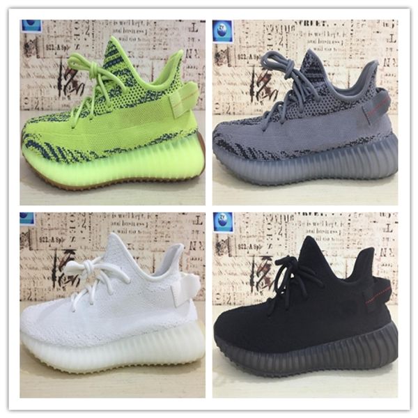 

True form kanye we t 35o v2 tatic clay zebra cream white blue tint beluga 2 0 butter e ame running hoe de igner neaker 5 13, Black;green