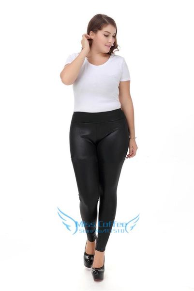 

women pants plus size s-xxxxxl 2020 winter fashion long leather pants black skinny trousers high waist pu leather, Black;white