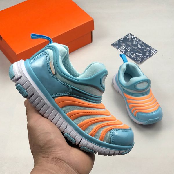 

2019 new dynamo kid children shoes boy girl youth sport running sneaker size 24-35, Black
