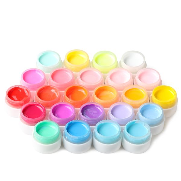 Smalto per chiodo da 30 colori gel set di lacca gel di gel UV per chiodi arte lo smalto