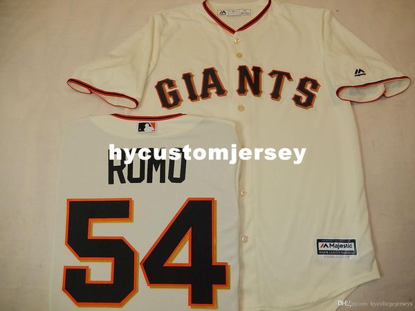 

custom mens majestic #54 sergio romo baseball jersey creme mens stitched jerseys big and tall size xs-6xl for sale, Black;blue