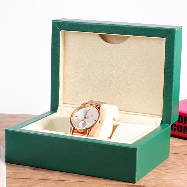 

pu leather single grid watch display case wristwatch organizer storage box for watch storage display gift box, Black;blue