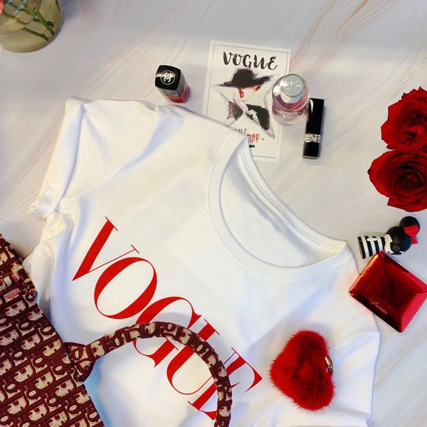 

summer new 2019 fashion t shirt women vogue letter print harajuku tshirt o-neck short sleeve t-shirt white female clothing