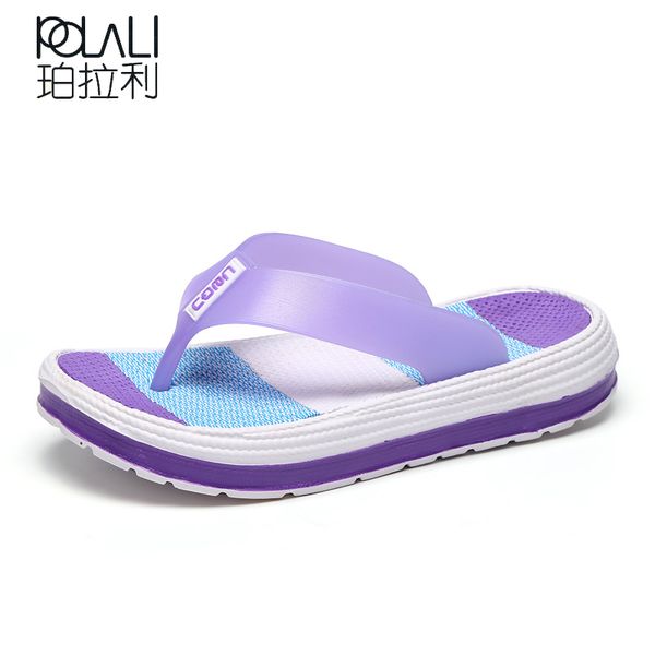 

colorful slippers women fashion flip flops beach platform sandals ladies handmade flowers wedge jelly shoes 110 rainbow slipper, Black