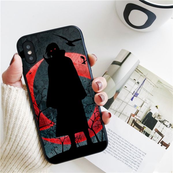 

коке luxury учиха итачи sharingan cover eye для iphone 11 pro xs max хг чехол для iphone 8 7 6s plus 5s se case мягкой обложки силиконовой