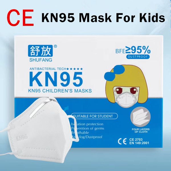 

Детский конструктор KN95 маски для лица Anti-РМ2,5 Дети Mascherine Рот сопроводительных Масок пылезащитного Mascarillas DHL Бесплатной доставка