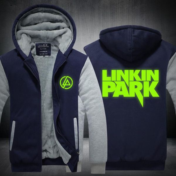 

зима lincoln park бейсбол плюс бархат утолщенной молнии кардиган с капюшоном свитер европейский размер печатных свитер