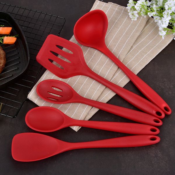 

non-stick kitchenware diy baking five-piece set silicone cooking utensils