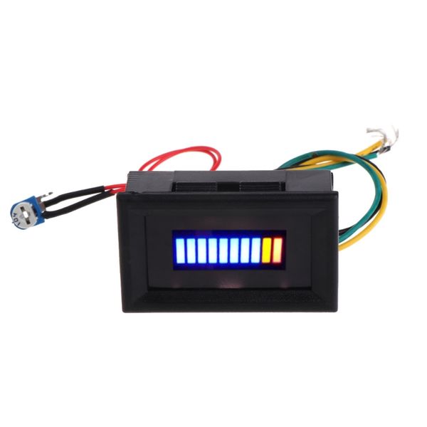 

12v universal motorcycle car oil scale meter led oil fuel level gauge indicator